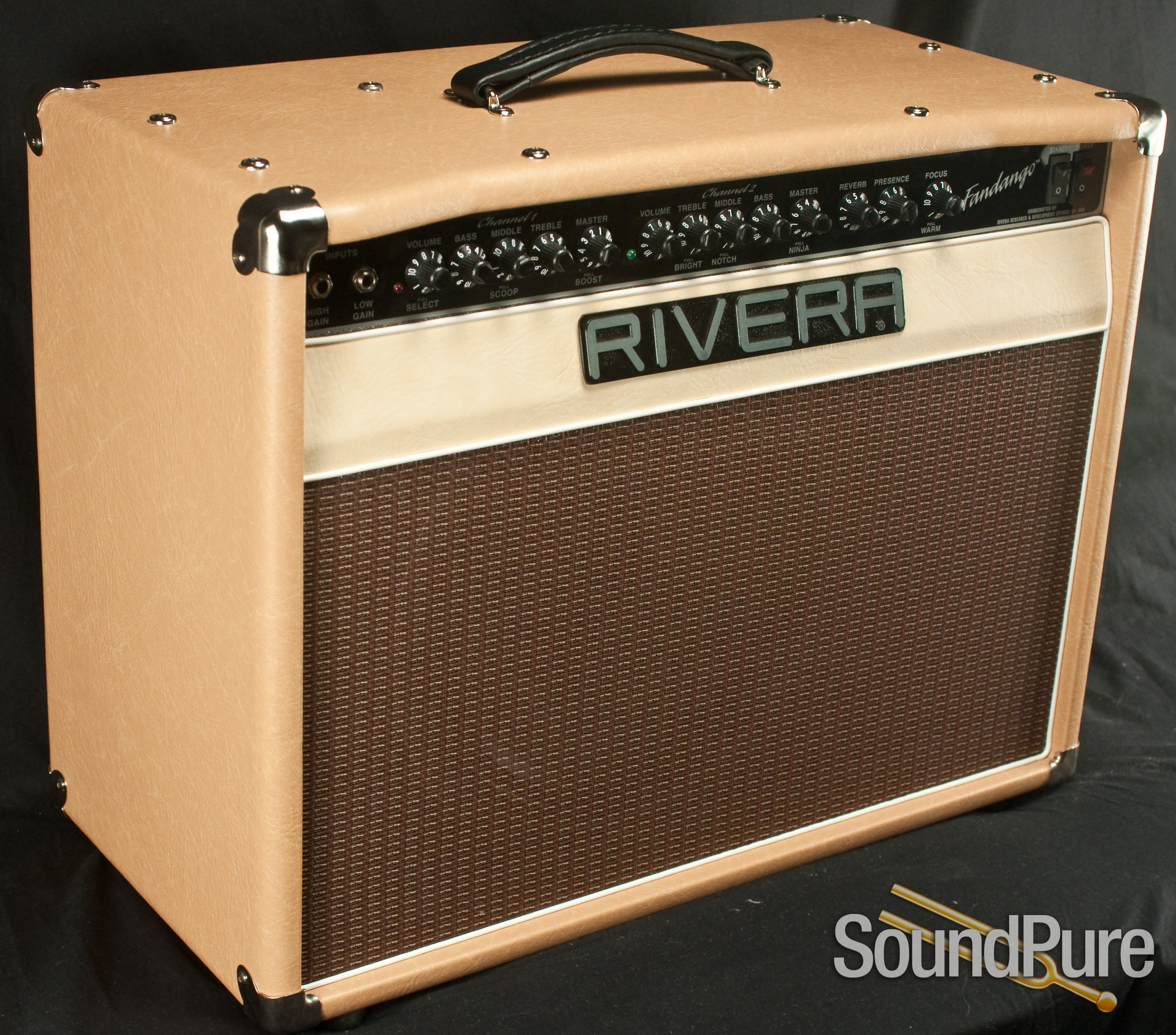Rivera Fandango 1x12 Combo Amplifier 2 channels footswitch Warranty