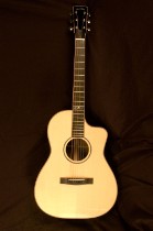 Huss and Dalton NAMM '08 Concert Cutaway Custom 2157 Acoustic Guitar