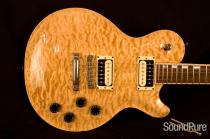 McNaught Vintage Single Cut Natural Quilt Electric Guitar