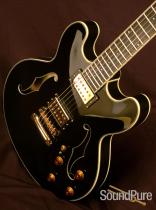 Eastman T186MX Black 3363 Semi-Hollow Electric Guitar