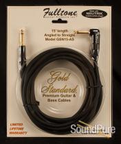 Fulltone Gold Standard 15' Right Angle Guitar Cable
