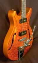 Gadow Custom Setneck HB Kool Kat Orange Electric Guitar