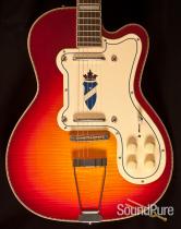 Kay Vintage Reissue Thin Twin Cherry Sunburst Electric Guitar