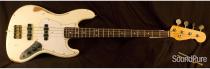 Nash JB-63 "Jazz Bass" Olympic White SND-49 Electric Guitar