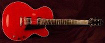 Benedetto Bravo Semi-Hollow One-Off Cherry Archtop Guitar