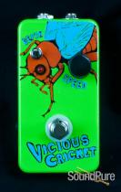 Flickinger Vicious Cricket Tremolo Pedal - Neon Green