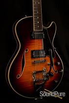Comins GCS-1 Bigsby Autumn Burst Semi-Hollow Guitar