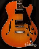 Comins GCS-1ES Tangerine Burst Semi-Hollow Guitar