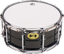 6.5"x14" Pork Pie Big Black Brass Snare Drum