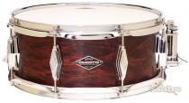 5.5x14 Red Satin Craviotto Unlimited Snare Drum