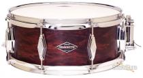 6.5x14 Red Satin Craviotto Unlimited Snare Drum
