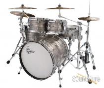 4pc Gretsch Brooklyn Series Grey Oyster Nitron Euro Drum Kit
