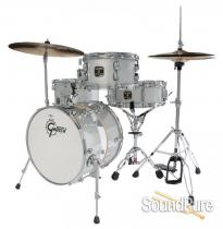 Gretsch 4pc Catalina Club Street Drum Set-Silver Sparkle