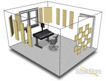 Primacoustic London 12 Room kit - acoustic treatment