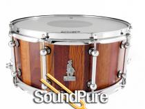 Brady 6.5x14 Hybrid Jarrah/Sheoak Block Snare Drum Satin