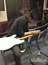 Suhr Classic Antique Daphne Blue - Andy Wood signed!