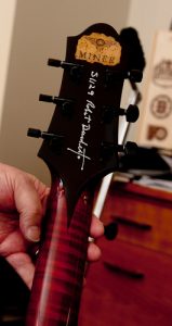 Miner Benedetto back of headstock