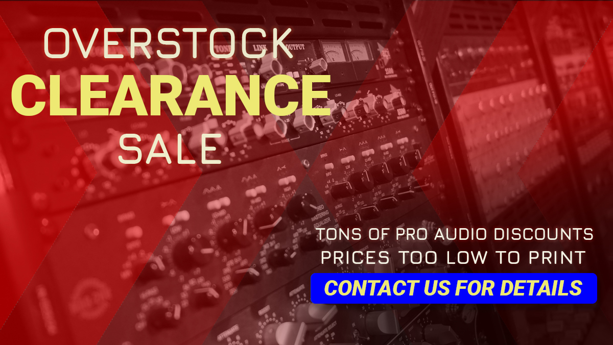 Pro Audio Overstock Sale - Sound Pure