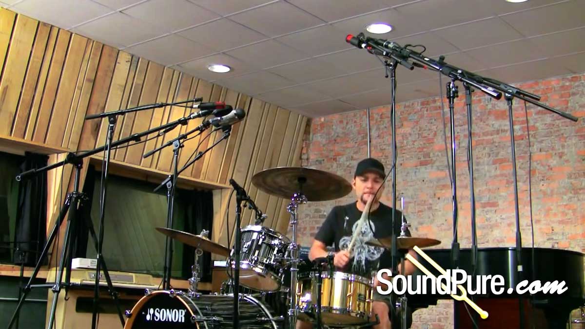 Ribbon Mic Drum Overhead Shootout Royer R121 vs. Coles 4038 vs. Shure