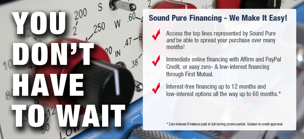 Sound Pure Financing - We Make It Easy!