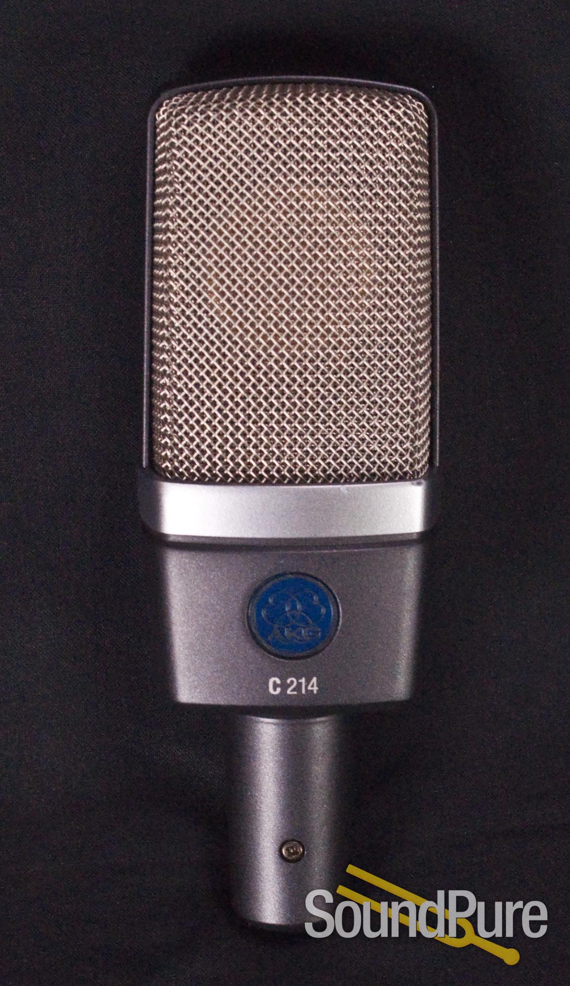 AKG C214 Large Diaphragm Condenser Microphone Used