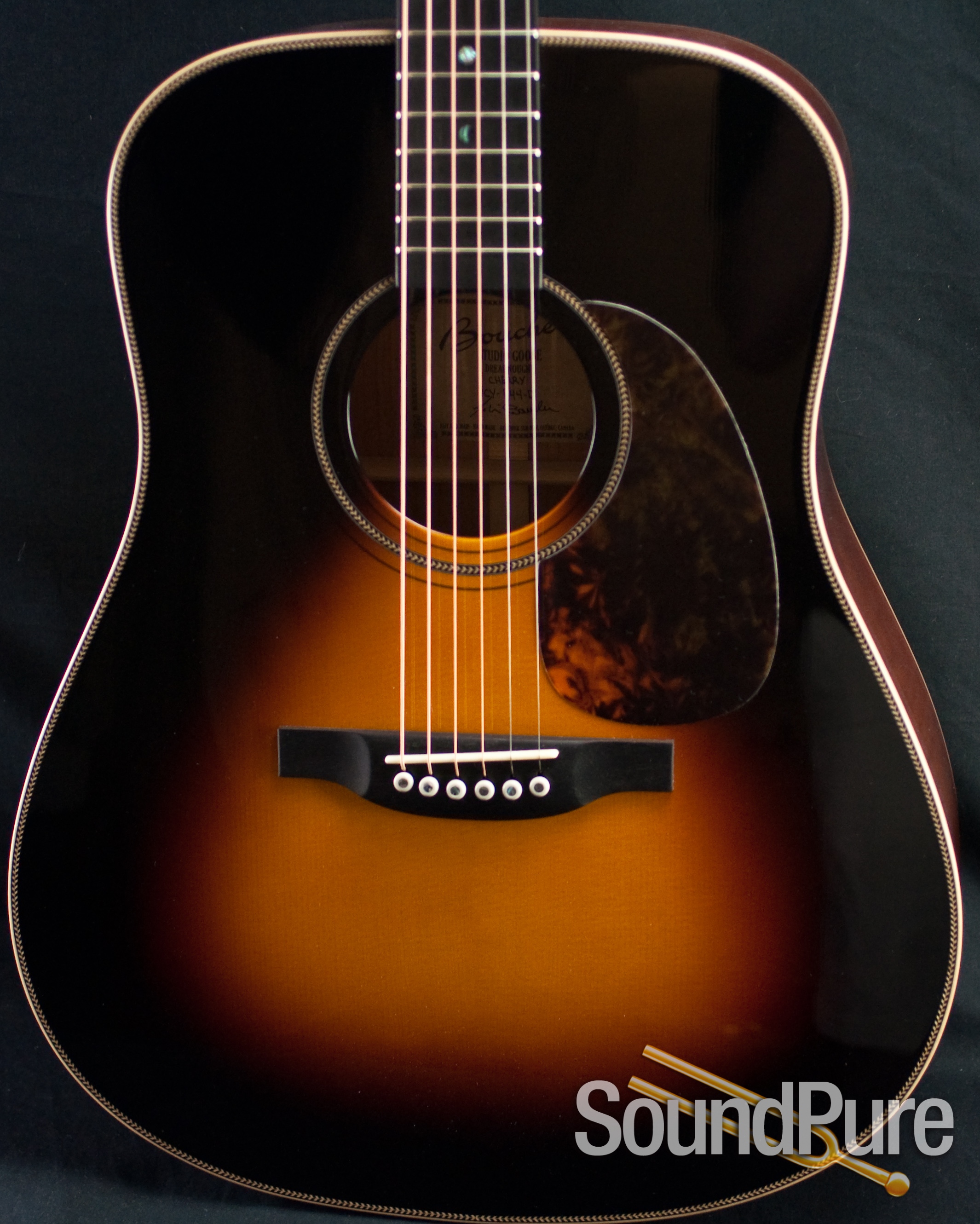 Boucher Cherry Studio Goose Dreadnought Acoustic Guitar