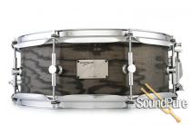 Canopus 5.5x14 Ash Snare Drum-Blackish Ash Oil