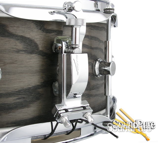 Canopus 5.5x14 Ash Snare Drum-Blackish Ash Oil — image 6