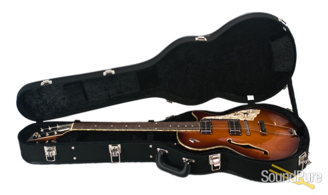 Duesenberg Starplayer Hollow Series TV Vintage Burst Guitar — image 7