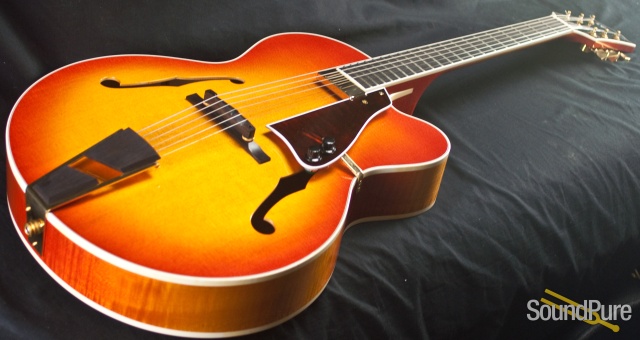 Campellone Custom Sunburst Standard Archtop Guitar - Used — image 6