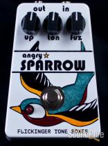 Flickinger Angry Sparrow Fuzz Pedal - White