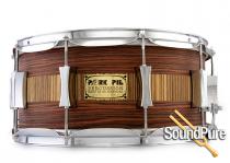 Pork Pie 6.5x14 Maple Snare Drum-Rosewood/Zebrawood  Veneer Pork Pie 6.5x14 Maple Snare Drum-Rosewood/Zebrawood  Veneer