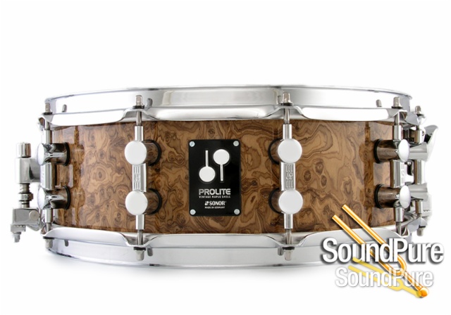 Sonor 14x5 Prolite Snare Drum Chocolate Burl Soundpure Com