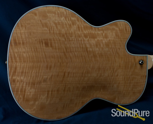 Hofner New President Natural Finish Archtop Electric Guitar — image 13