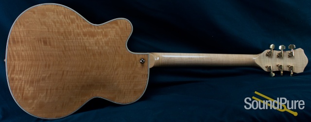 Hofner New President Natural Finish Archtop Electric Guitar — image 14