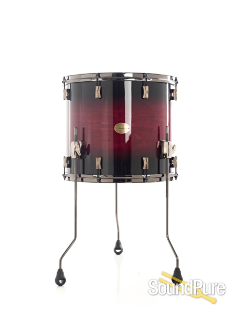 Noble & Cooley 4pc CD Maple Drum Set-Dark Cherry Burst — image 6