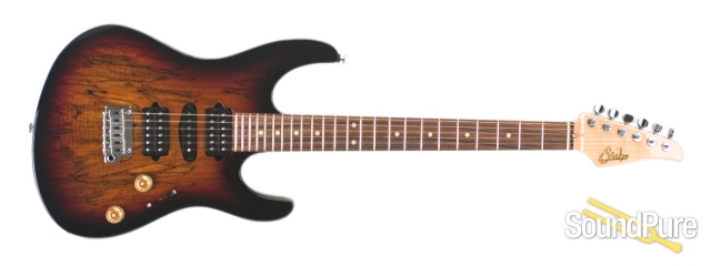 Suhr Modern 3-Tone Burst Spalted Maple HSH Electric #25322 — image 4