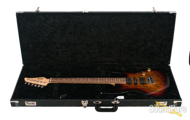 Suhr Modern 3-Tone Burst Spalted Maple HSH Electric #25322 — image 7