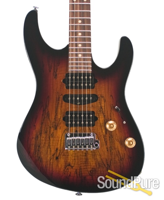 Suhr Modern 3-Tone Burst Spalted Maple HSH Electric #25322 — image 1