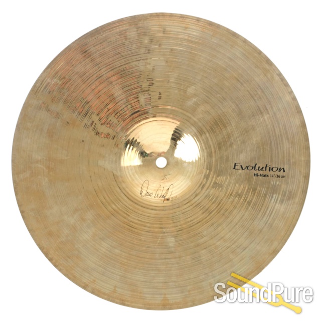 Sabian 14" HHX Evolution Hi Hat Cymbals - Used — image 5