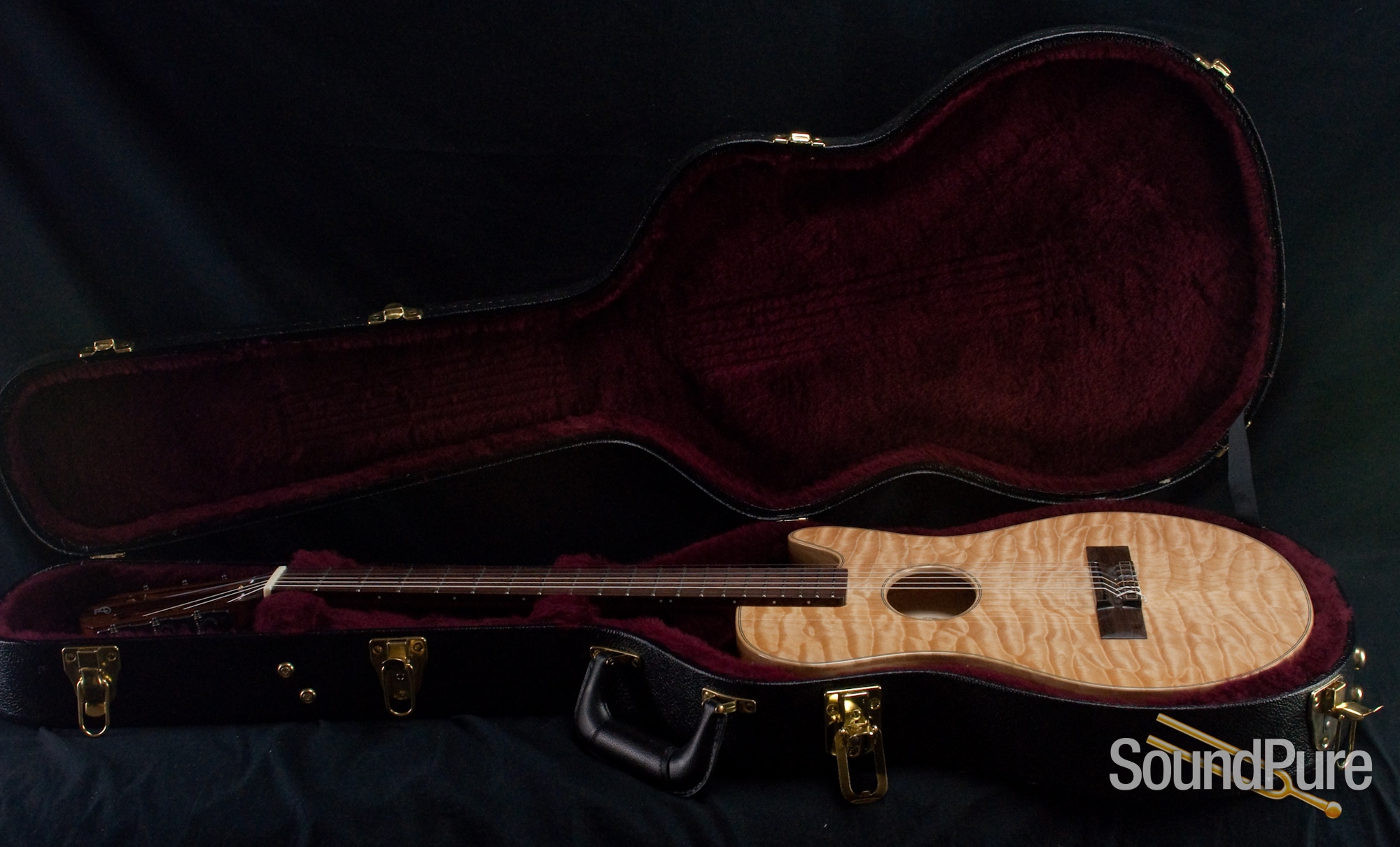 Buscarino Starlight Nylon String Acoustic Electric Guitar