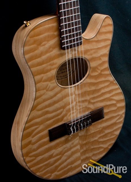 Buscarino Starlight Nylon String Acoustic Electric Guitar — image 11