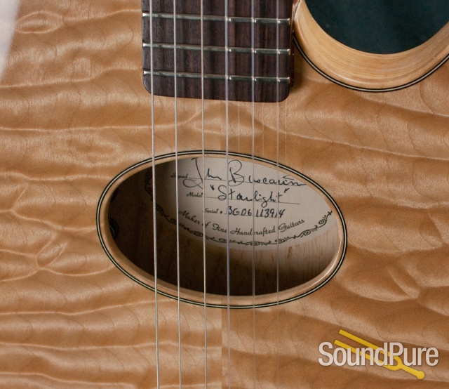 Buscarino Starlight Nylon String Acoustic Electric Guitar — image 15