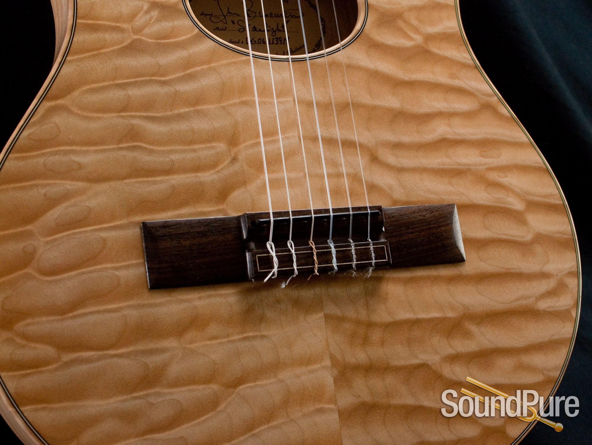 Buscarino Starlight Nylon String Acoustic Electric Guitar