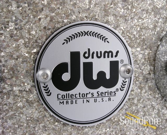 DW 5.5x14 Collectors Series Maple Snare Drum - Broken Glass — image 2