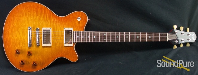 Grosh Set Neck Aged Amber Burst Electric Guitar - Used — image 5