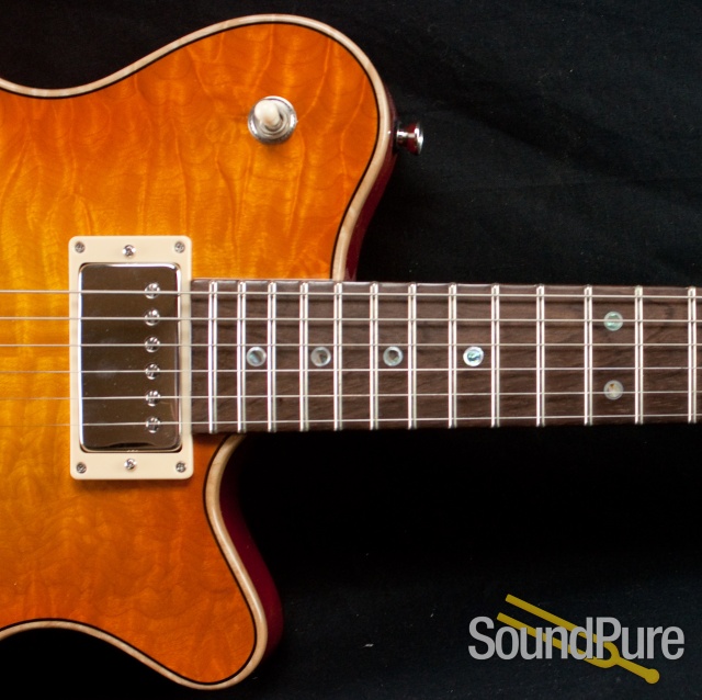 Grosh Set Neck Aged Amber Burst Electric Guitar - Used — image 6