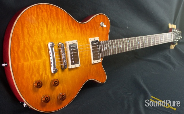 Grosh Set Neck Aged Amber Burst Electric Guitar - Used — image 7