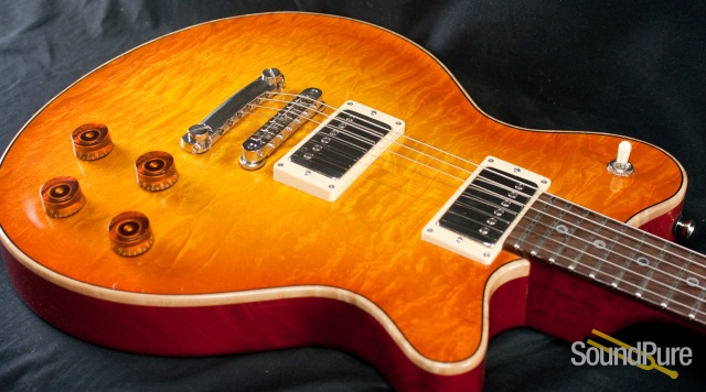 Grosh Set Neck Aged Amber Burst Electric Guitar - Used — image 9