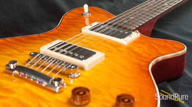 Grosh Set Neck Aged Amber Burst Electric Guitar - Used — image 14